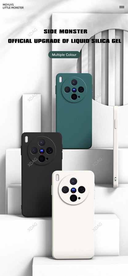 Soft Silicone Classic Case for VIVO X300 5G X300 Pro 5G Original Square Liquid Camera Protection High Qualtiy X300Pro Back Cover