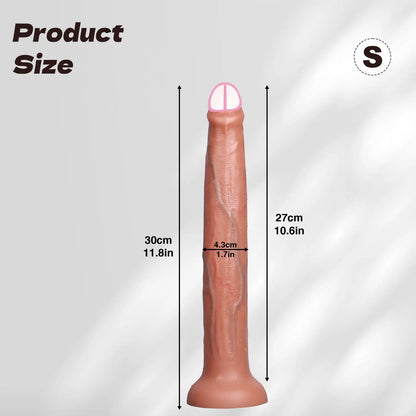 ealistic Long dildo Black Anal Plug with Suction Cup Long Penis Butt Plug Sex Toy for men Women Phallus Anal Dilator Stimulatio