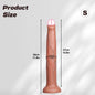 ealistic Long dildo Black Anal Plug with Suction Cup Long Penis Butt Plug Sex Toy for men Women Phallus Anal Dilator Stimulatio