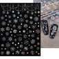 Winter Christmas Atmosphere Nail Stickers Snowman Snowflake Wapiti Self-adhesive High Quality Cute Nail Stickers Nail Art Deco