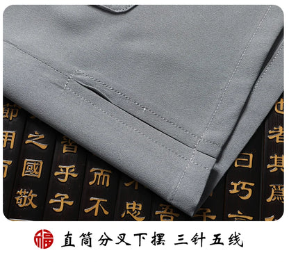 men's sets (shirt + trousers) 2026 summer new style men fashion shirt short sleeve shirt High quality shirts male two piece