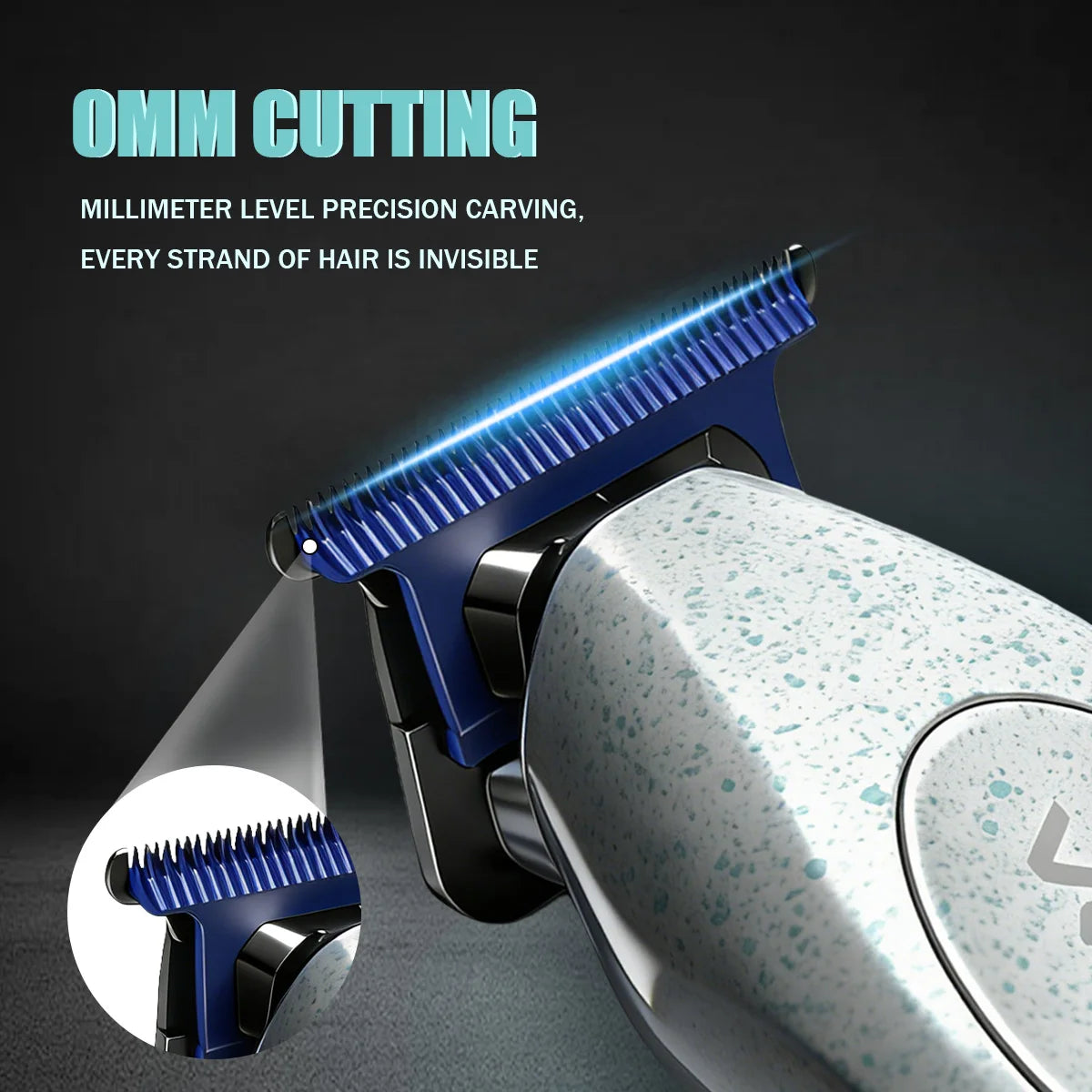 VGR Hair Trimmers Professional Haircut Machine 9000 RPM Hair Clippers Electric Trimmers Rechargeable Hair Trimmer for Men V-887
