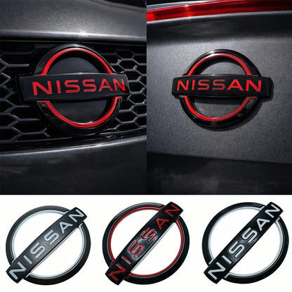 Car Front Rear Logo Emblem Sticker Accessories For Nissan GTR NISMO Qashqai Patrol X-trail Tiida Navara Sylphy Juke Teana Skylin