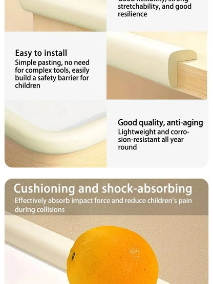 2M Child Bumper Strips Baby Safety Bumper Strips Table Safety Edge Coffee Table Corner Protection Strips