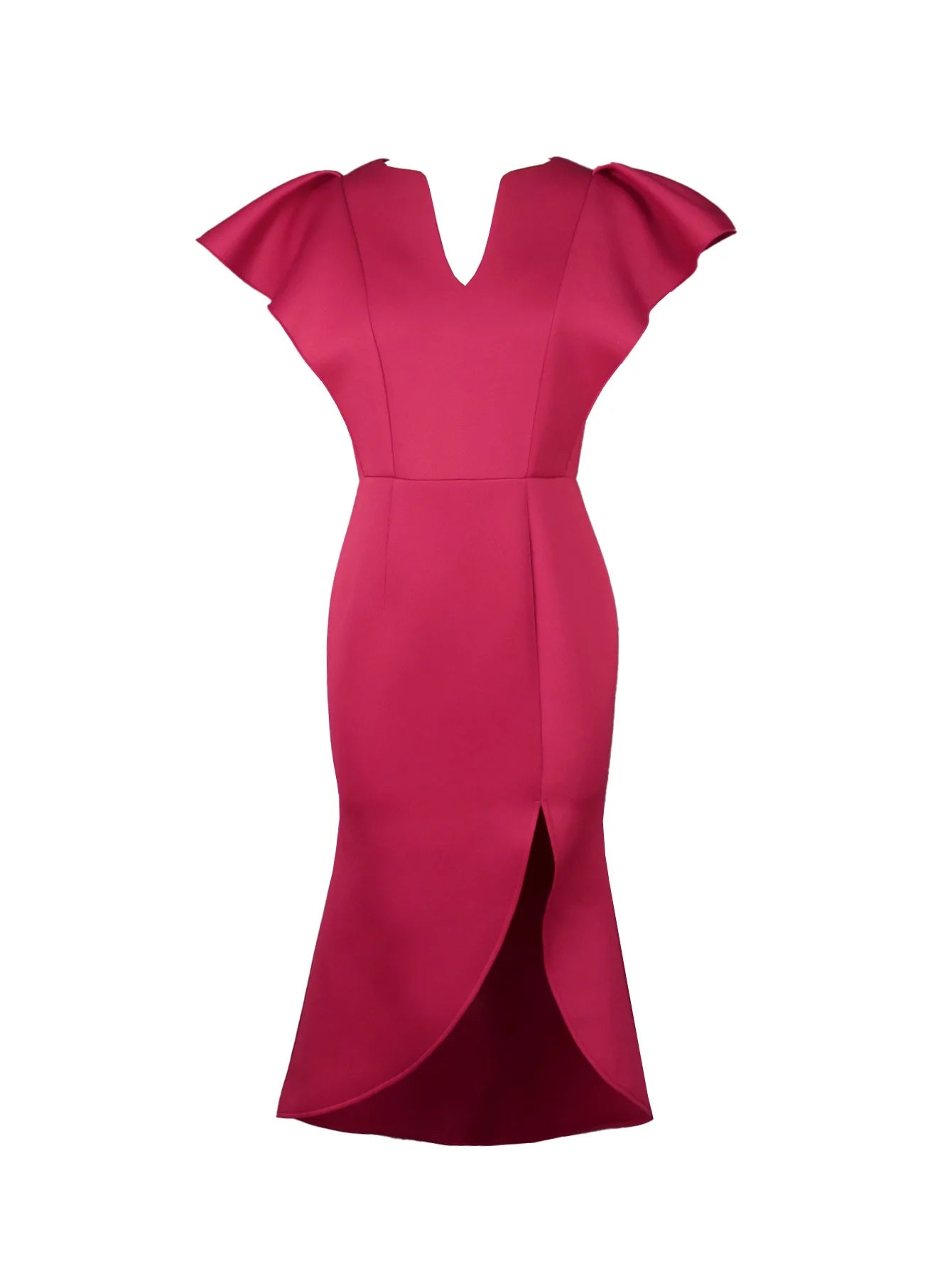 dresses for women's dress V-neck short-sleeved evening dress with ruffled edges summer formal prom elegant party dresses hxy303