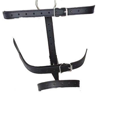 BDSM Bondage Women Garter Set Leather Cage Bra Mesh Harness Sexy Woman Toadette Costume Sexy Goth Fetish Lingerie Sex Adult Game