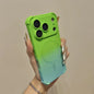 Gradient Color Magnetic Case For iPhone Air 17 16 15 Plus 14 13 12 Pro Max Magsafe Wireless Charging Glass Lens Protective Cover