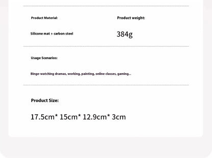 360° Rotating Metal Tablet Stand Foldable Adjustable Desktop Holder Carbon Steel Base Heat Dissipation For Tablet Phone