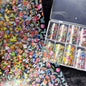 10Rolls Halloween  Flower Plaid Angel Marble  Bow Nail Foils Transfer Paper  Nail Art Stickers   Decal  Nails Decoration