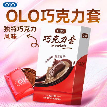 Fruit Flavor Condom 10pcs Ultra Thin Penis Sleeves Adult Sex Toys For Men Watermelon Stimulation Condom Erotic Products Sex Shop