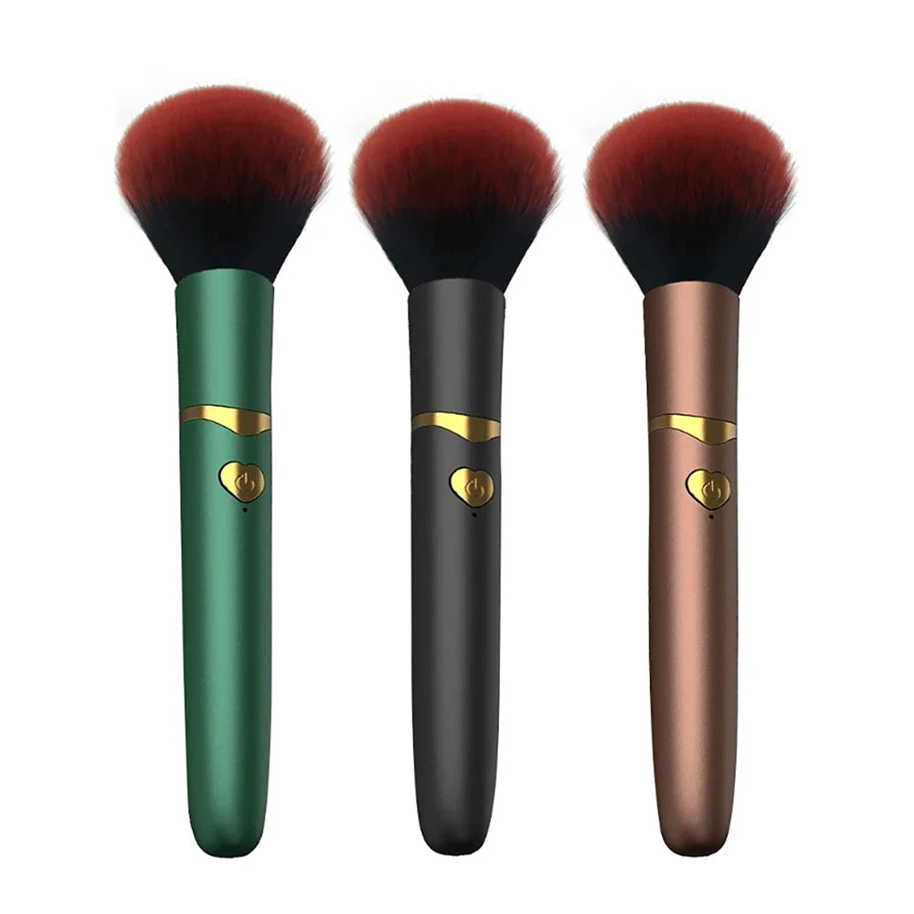 Portable Detachable Makeup Brush Adjustable Vibrator For Intimate Use Nipple G-Spot Clitoral StimulationTools For Adult Women