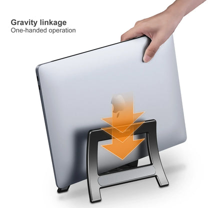 Eary Vertical Laptop Stand Holder for MacBook Air Pro Surface/Tablet/HP/Dell Gravity Notebook Stand ABS Support Up to 17.3 inch