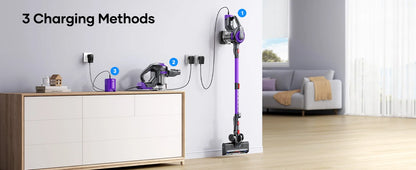 Laresar V10 Lite 38000Pa Cordless Vacuum Cleaner Handheld Strong Suction Button Smart Home Appliance for Carpets Hair 45 Mins