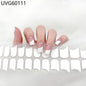 20/22Tips UV Semi cured Gel Nail Stickers Waterproof Long Lasting Full Gel Nail Wraps Press On Nail Decal DIY Manicure