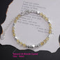 VENTFILLE 925 Sterling Silver Line Extremely Fine Bracelet for Women Love Haert Bead Korean Ins Sweet Jewelry Gift Dropshipping