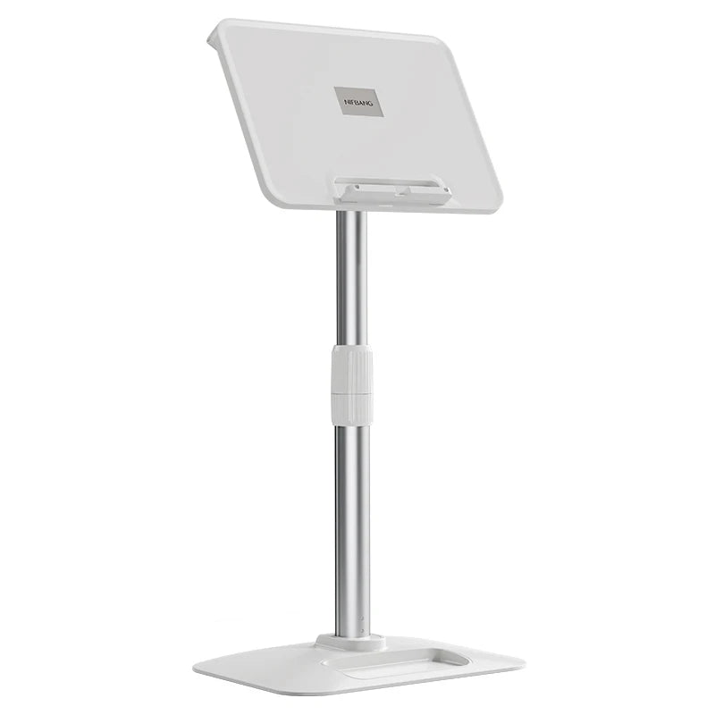 Oatsbasf Floor Reading Stand 43-78cm Height Adjustable Tablet Stand Book Shelf Liftable Reading Table  Foldable iPad Holder