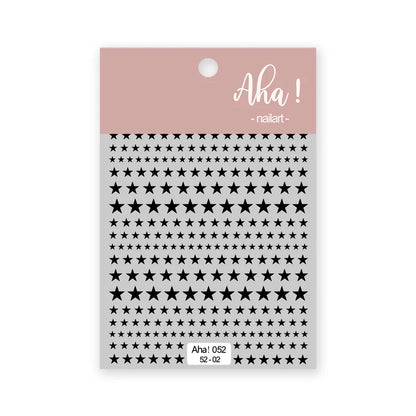 White Bloom Translucent Hollow Butterfly Heart Nail Sticker Press on Nails Decals Hollow Heart Star Moon Shape Sticker Sliders