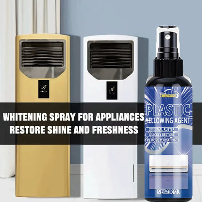 Plastic Refresh Spray, Instant Whitening & Stain Removal, Car Interior Cleaner, Air Conditioning Deicer, Screen Cleaning Solution