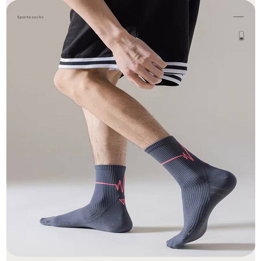 1/3/10 Pairs Professional Running Socks Men's Women Marathon Whiteline Cycling Socks Men Lady Sport Running Sports Socks