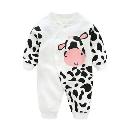 Spring Autumn Newborn Baby Boy Rompers Cotton Girls Clothes 0 to 12 Months Comfortable Babies Jumpsuits Clothing Onesies