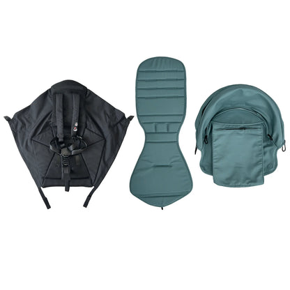MomTan Stroller Accessories Replacement Set Extended Canopy & Seat Cushion & Seat Base For Babyzen YOYO Series & Stokke YOYO3