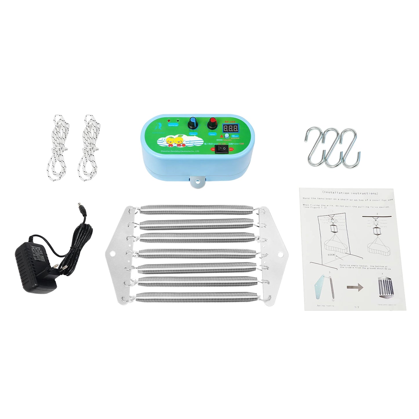 7-spring Baby Cradle Driver Hanging Electric Baby Swing Controller for Baby Spring Cradle and Baby Hammock 20kg Capacity