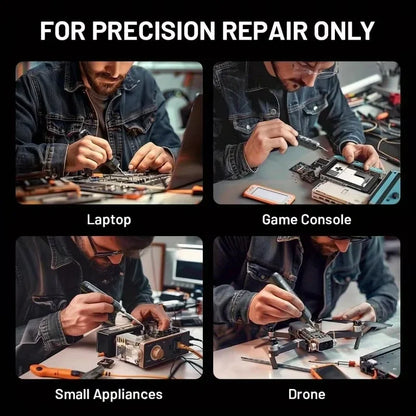 180 in 1 Precision Electric Screwdriver Set Magnetic Torx Hex Bits Repair Tools Power LED Equipment Power Tools Box Men Gift