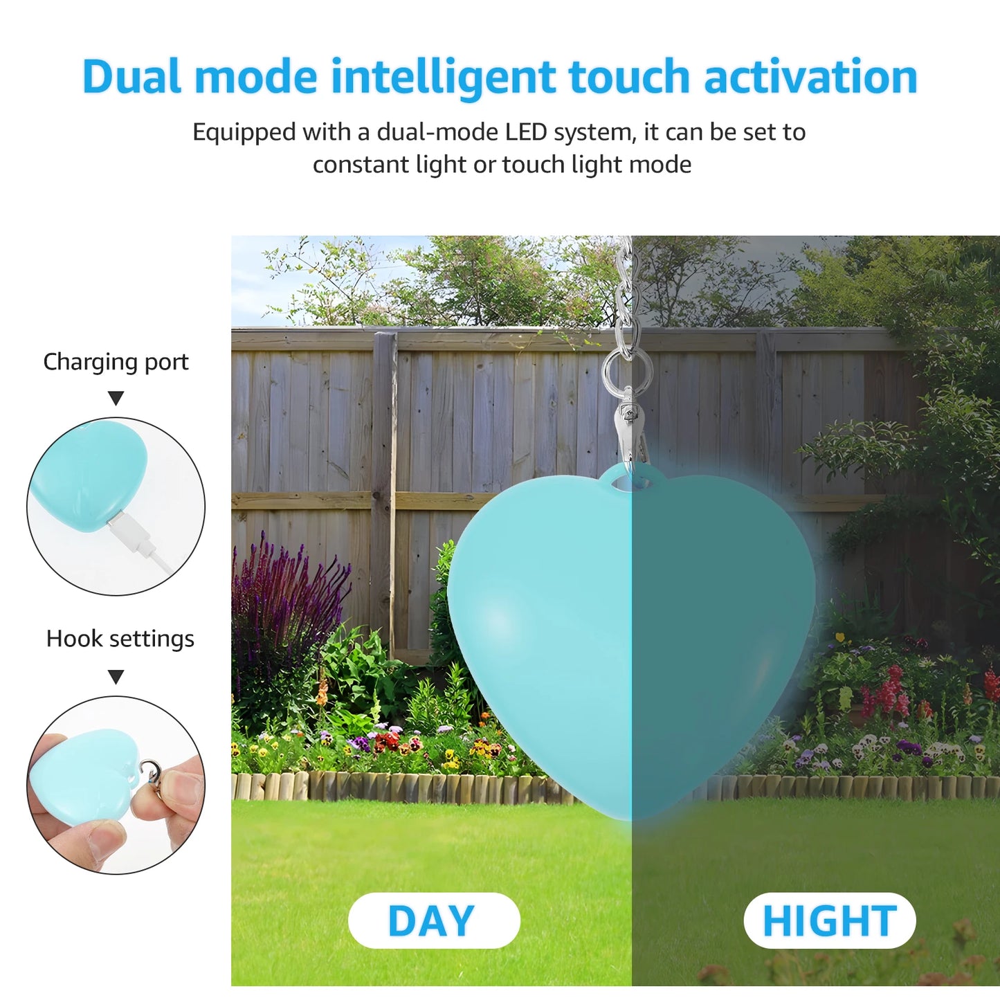 1/2/4Pcs Handbag Night Light Heart-Shape Purse Light LED Automatic Sensor Rechargeable Touch Wallet Tote Bag Mini Light Keychain