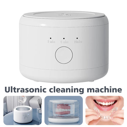 Portable Electric Vibration Cleaner Dental Braces Cleaning Machine Multi-function Cleaner For Jewelry Dentures Retainer 2026 New