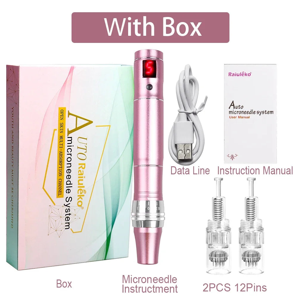 Ultima Dr.imp Pen Wireless Derma Rolling Dermapen Microneedling Cartridge Mesotherapy Auto Micro Needles Exfoliate Shrink Pores