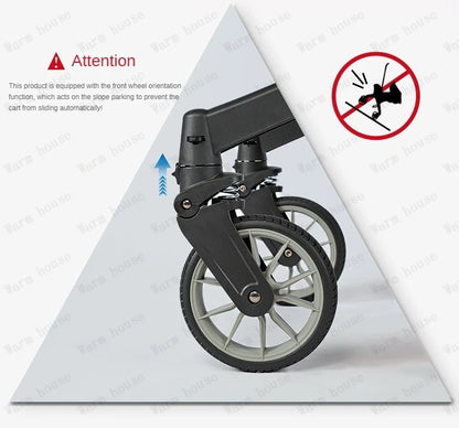 New baby stroller 4in1 Multifunctional newborn baby carriage 3in1 stroller Foldable Basket type seat