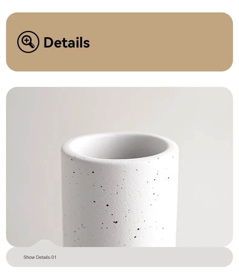 Creative U-shaped Ceramic Vase Flower Pots Desk Decoration Flowers Arrangement Porcelain Floral Vases Room Aesthetic Decor