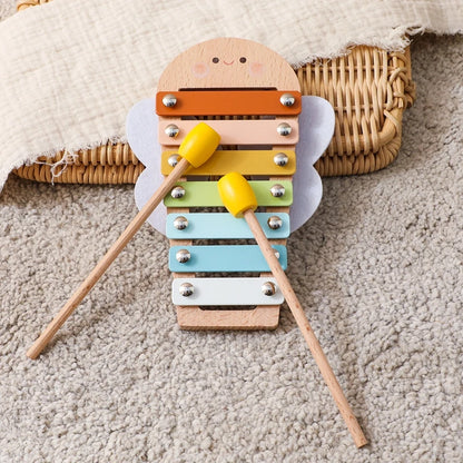 Montessori Music Instruments Baby 0 12 Months Toys Drum Xylophone Kids Early Educational Wooden Instruments Baby Toys Musical