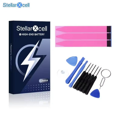 StellarXcell Choice Battery for iPhone 11 12 13 14 15 Mini Plus Pro Promax Original Capacity Replacement Bateria High Quality