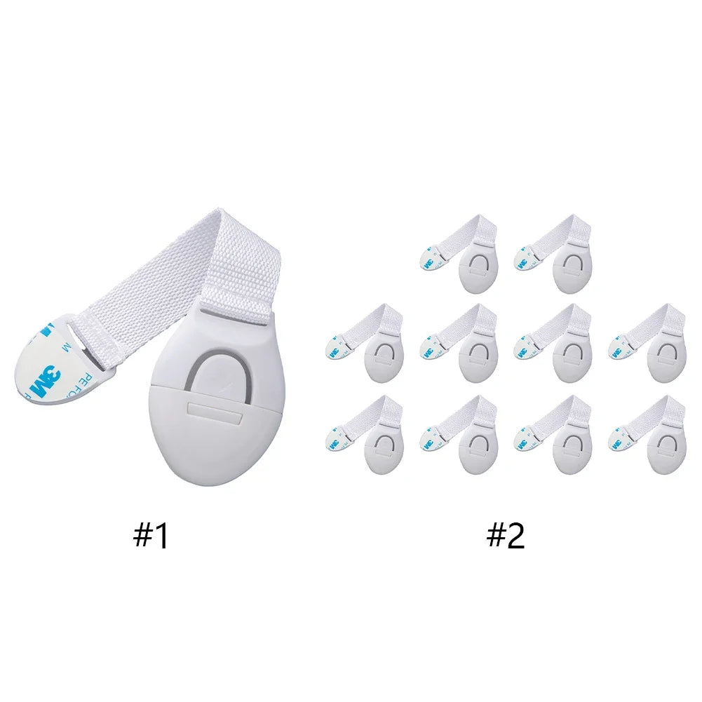 1-20PCS Child Safety Cabinet Lock Baby Security Protection Drawer Door Cabinet Lock Plastic Protection Kids Safety Door Lock