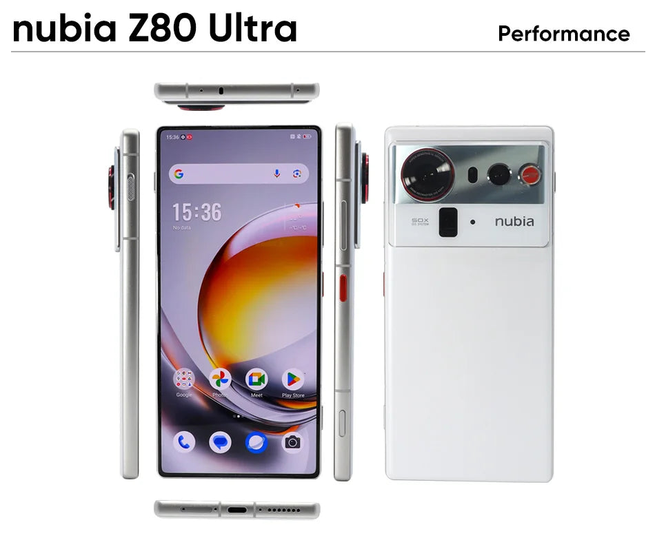 Global Version Zte Nubia Z80 Ultra 5g Snapdragon 8 Elite Gen 5 7200Mah 6.85'' 144Hz Oled Display 90W Fast Charging 64Mp+50Mp Ai