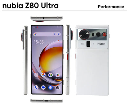 Global Version Zte Nubia Z80 Ultra 5g Snapdragon 8 Elite Gen 5 7200Mah 6.85'' 144Hz Oled Display 90W Fast Charging 64Mp+50Mp Ai