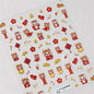 1pcs 5D Kawaii Jelly Nail Art Stickers Cute Jellyfish Self Adhesive Nail Art Decorations Stickers DIY Cartoon Manicure Decals