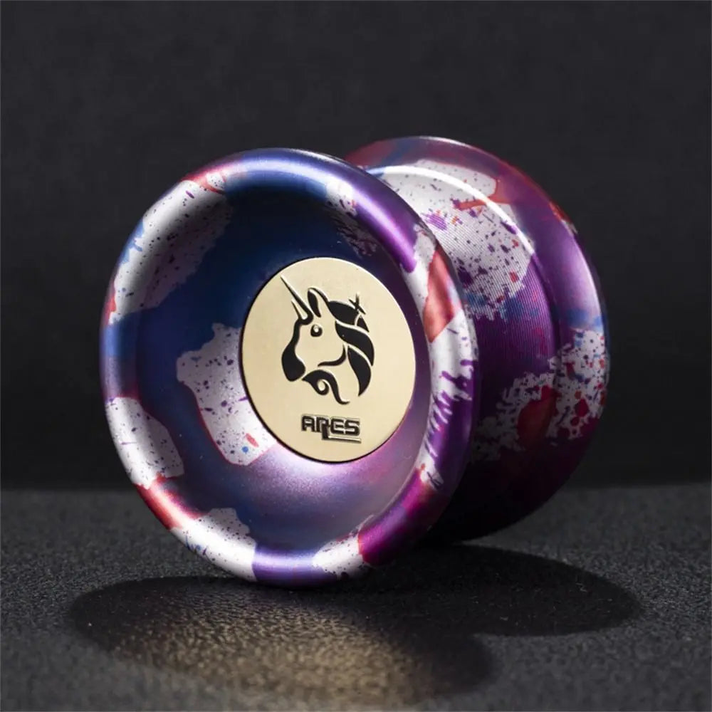 Fashion 10 Ball Bearing Metal Yoyo High Speed Unresponsive Yo Yo Toys Professional Alloy Aluminum Yoyo Ball 1A/3/5A