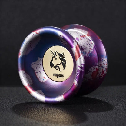 Fashion 10 Ball Bearing Metal Yoyo High Speed Unresponsive Yo Yo Toys Professional Alloy Aluminum Yoyo Ball 1A/3/5A