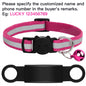Customized Pet Collar Reflective Cat Collars Free Engraved Puppy Kitten Pet ID Nameplate Necklace With Bell Anti-lost For Cats
