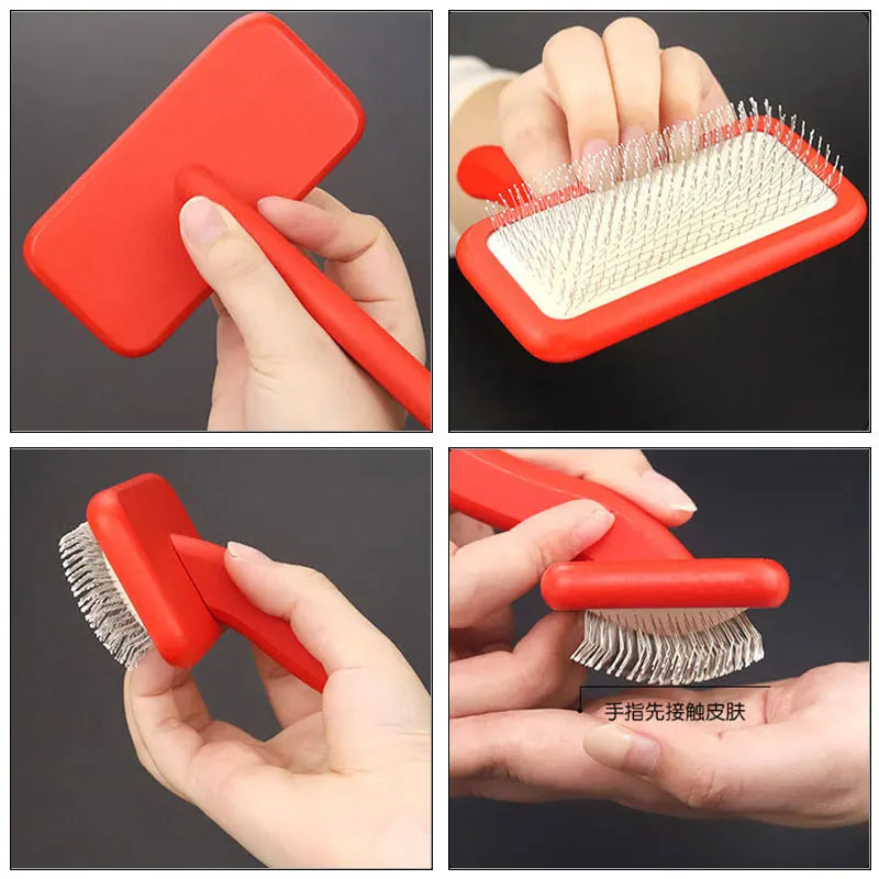 Pet Steel Needle Beauty Supplies Comb Cat Hair Cat Comb Dog Comb Pet Dog Hair Pet Brush Pet Groomer Pet Hair Cleaning Brush