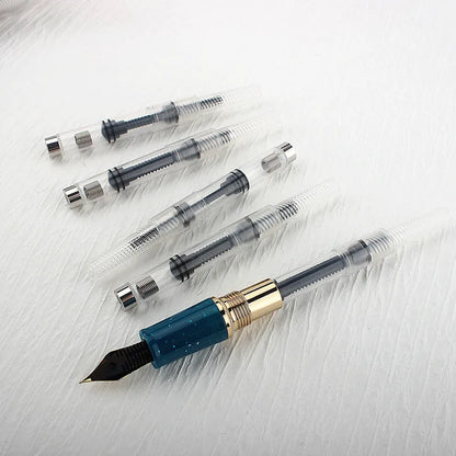 6pcs Rotary Ink Absorber Filler Cartridge Ink Converter Fountain Pen Ink Suction 2.6mm/3.4mm Caliber Pen Parts