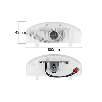 2Pcs LED Car Door Logo Projector Ghost Shadow Light For Mitsubishi Pajero V87 V93 V97 V80 2007 - 2015 2016 2017 2018 Accessories
