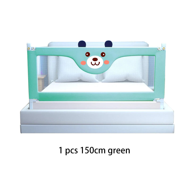 IMBABY Bed Guardrail Liftable Crib Protectors Adjustable Handrail Bed Safety Children Washable Baby Safety Bed Barrier Bumper