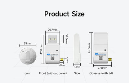 868.125MHz 915MHz Lora Wireless Module CDSENET E22-900T22U with Antenna 22dbm LBT RSSI Long Distance 5Km USB Low Power