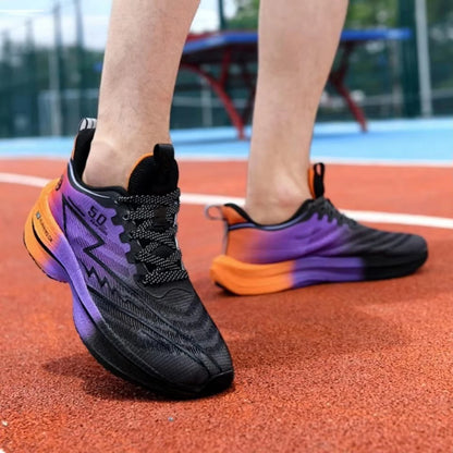 Brand Men's Carbon Plate Running Shoes Soft Cushion Shock Absorbing Sports Shoes Unisex Sneakers Light Anti-Slip Training Shoes