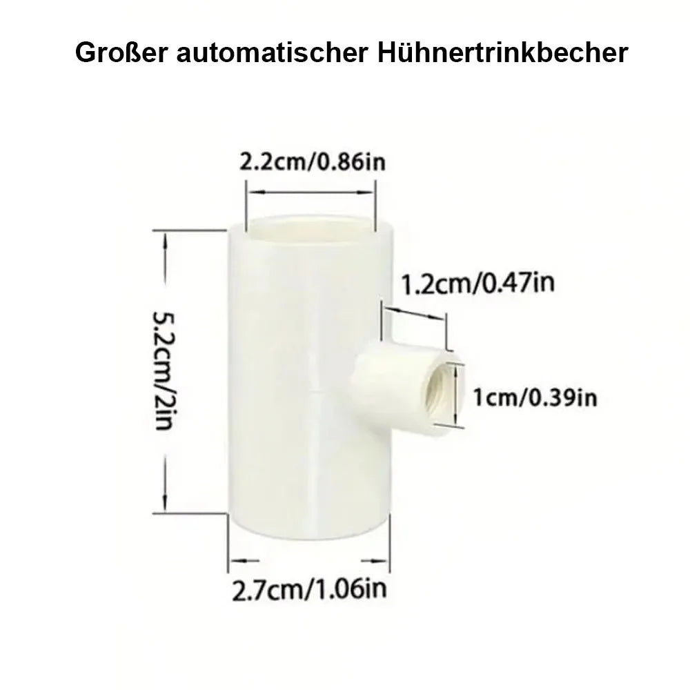 Chicken Drinker Poultry Automatic Waterer Pigeon Small Chick Feeding Bowl Chicken Coop Water Dispenser