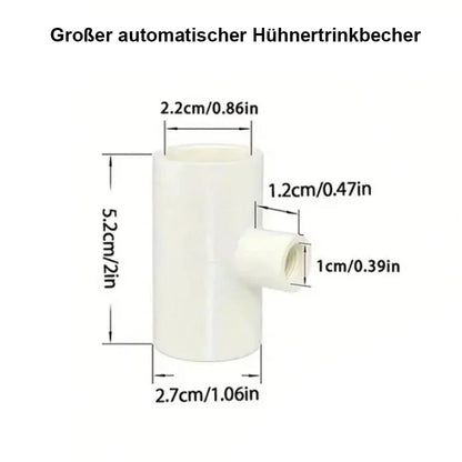 Chicken Drinker Poultry Automatic Waterer Pigeon Small Chick Feeding Bowl Chicken Coop Water Dispenser