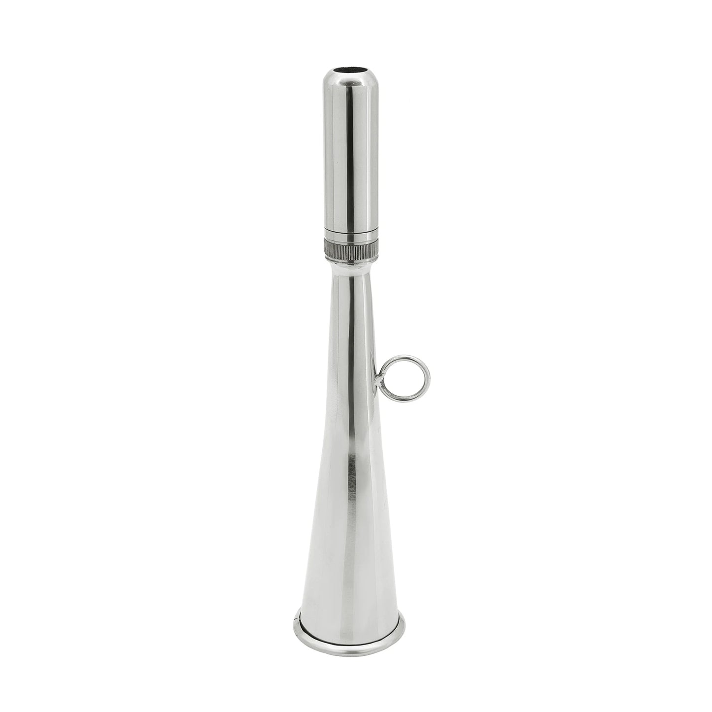 AD Foghorn Stainless Steel Fog Horn Boat Foghorn Handheld Foghorn with Removable Mouthpiece for Yacht Marine Safety